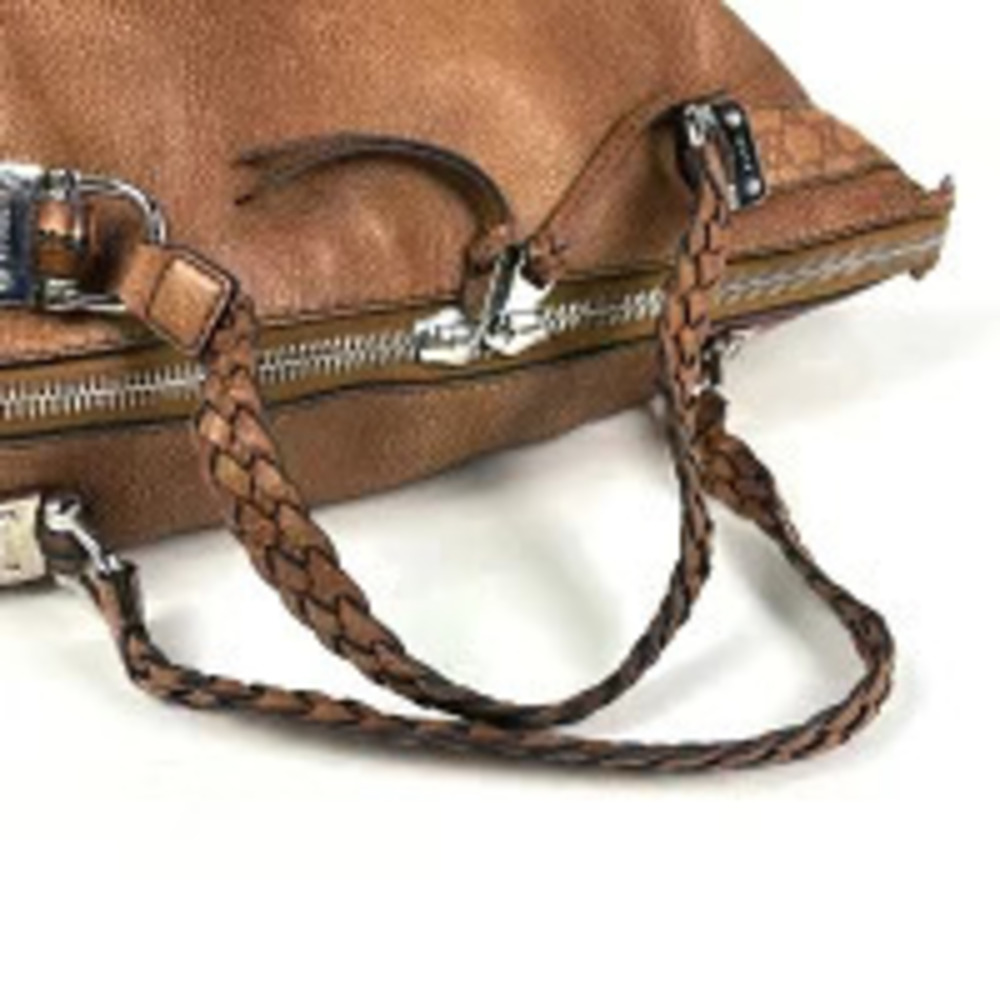 Gucci leather handbag brown ssima - Picture 6 of 7